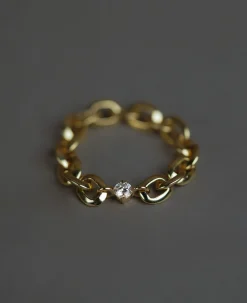 Lizzie Mandler Diamond Chain Ring