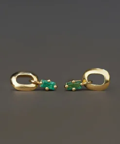 Lizzie Mandler Emerald Link Stud