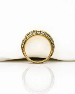 Lizzie Mandler Pave Crescent Ring