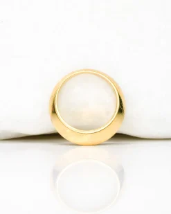 Lizzie Mandler Pave Crescent Ring
