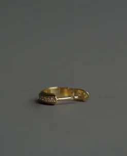 Lizzie Mandler Pave Huggie