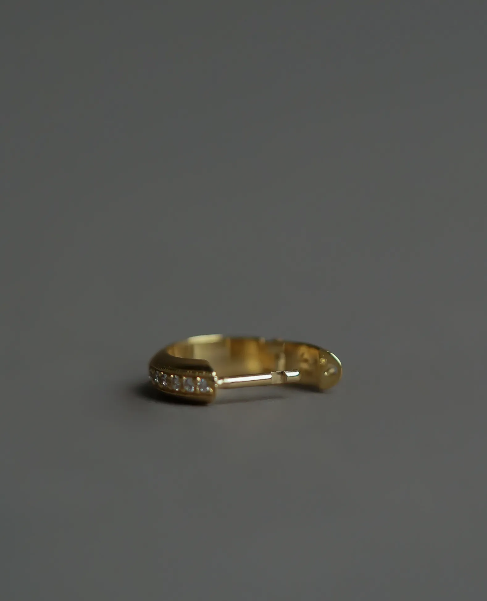 Lizzie Mandler Pave Huggie