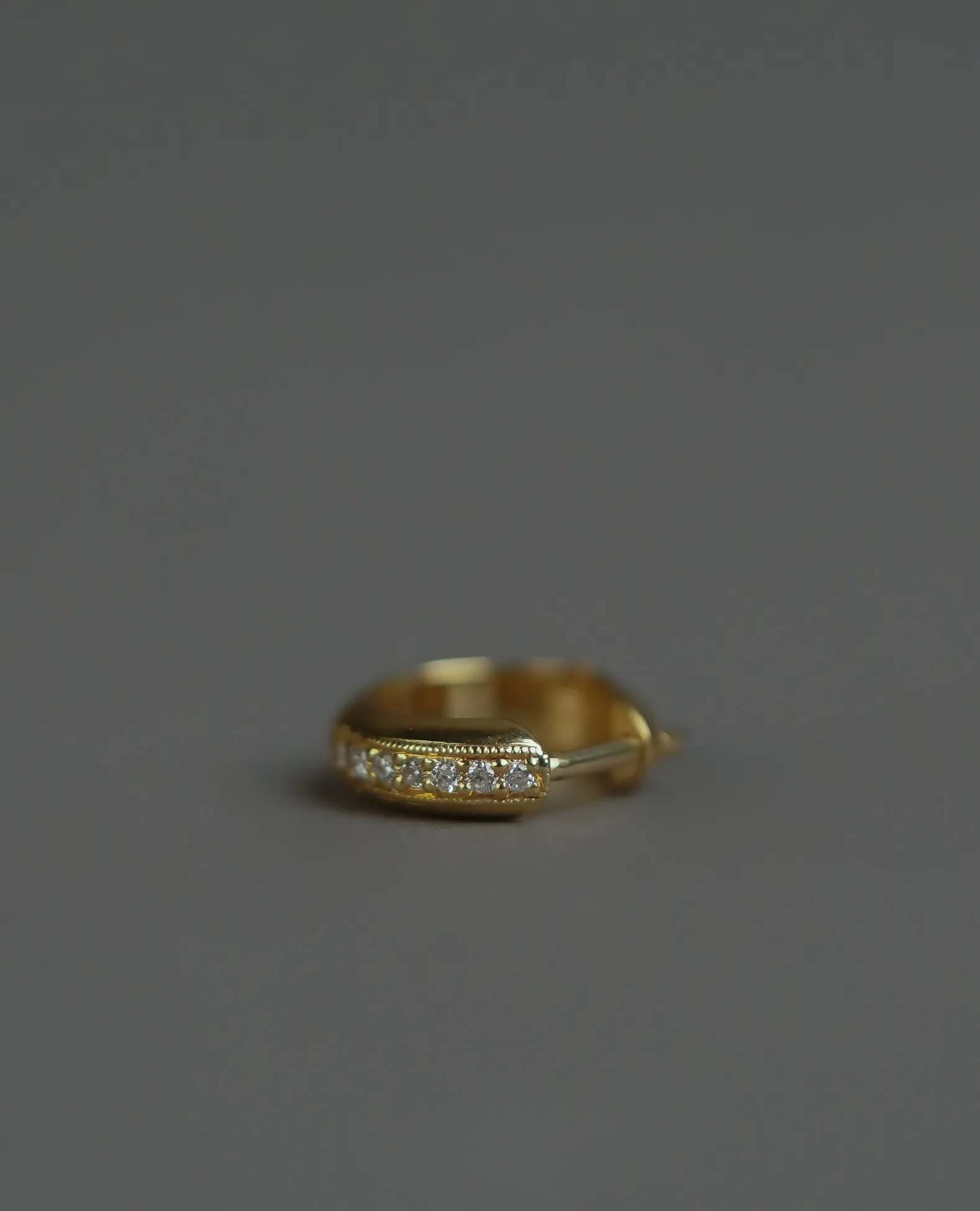 Lizzie Mandler Pave Huggie