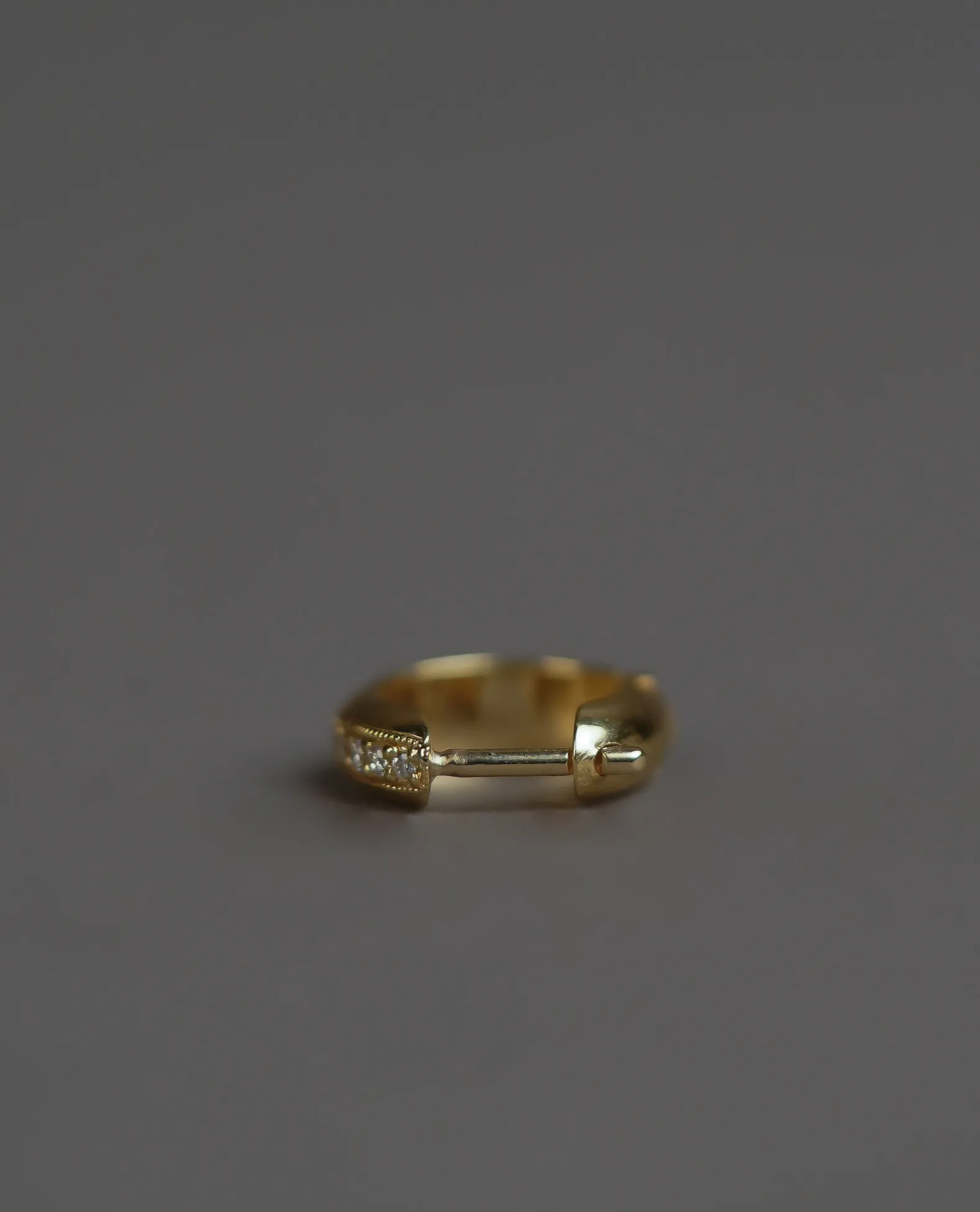 Lizzie Mandler Pave Huggie
