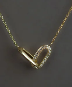 Lizzie Mandler Pave Linked Necklace