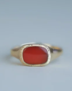 Maiden Voyage Carnelian Pinky Ring