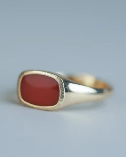 Maiden Voyage Carnelian Pinky Ring