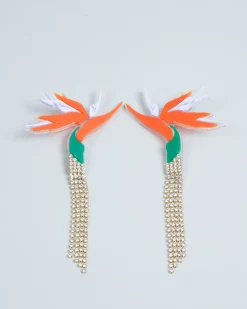 Melody Ehsani Bird Of Paradise Sunrise Earrings