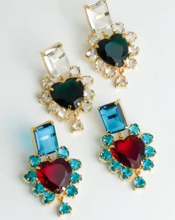Pakera Pakera El Sabor Earrings Clear + Green