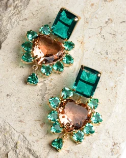 Pakera Pakera El Sabor Earrings Mint + Champagne