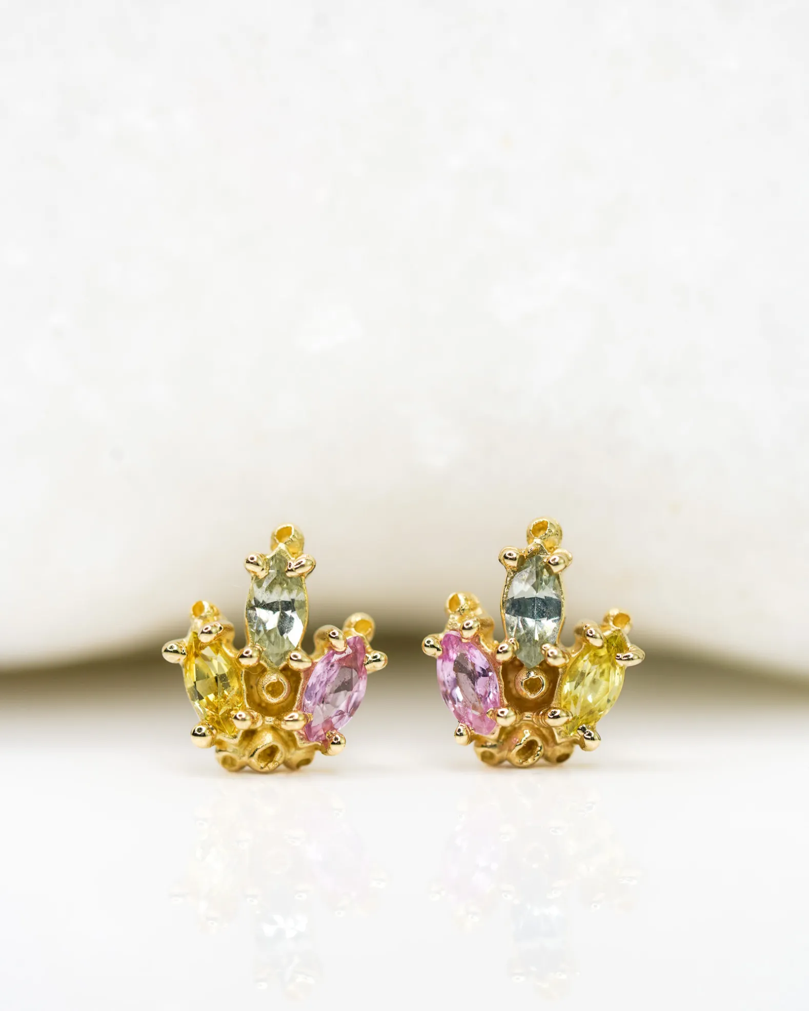 Ruta Reifen Marquise Triplets Studs