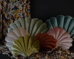 Tamar Mogendorff Velvet Seashell Pillow