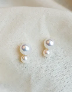 White/Space Pila Earrings